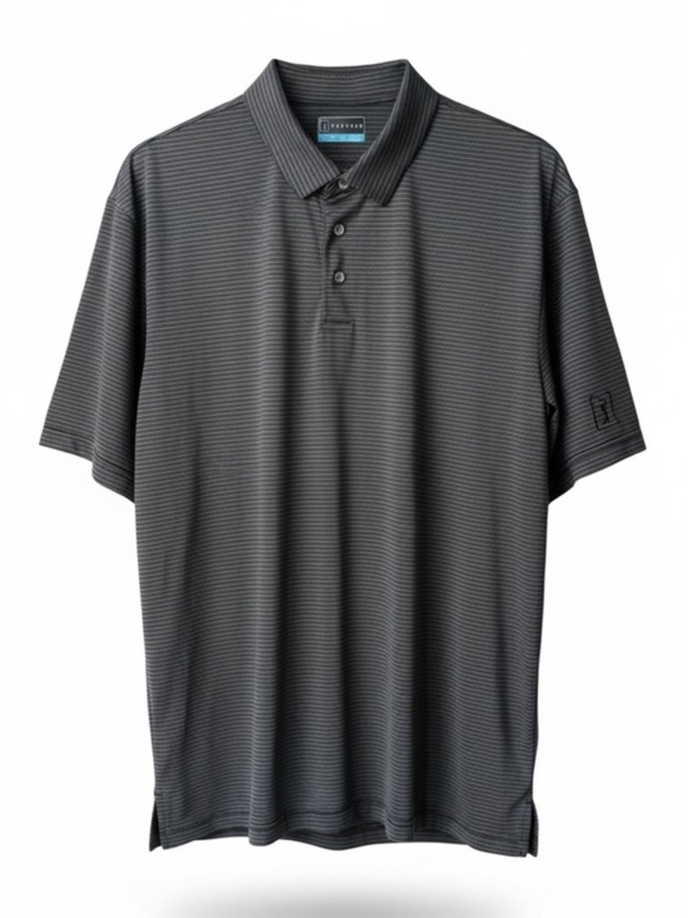 PGA Tour Striped Golf Performance Polo Shirt Size XL